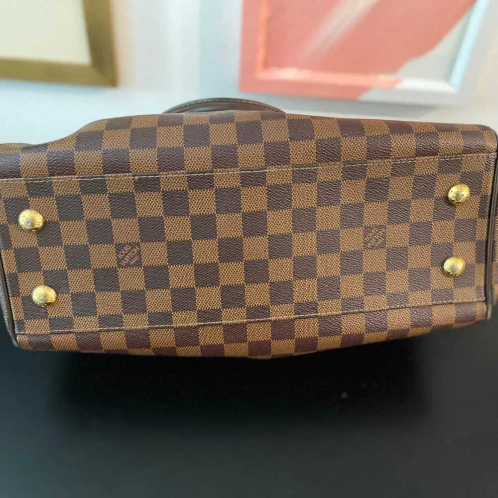 Louis Vuitton Trevi Pm Damier Ebene Leather Shoulder Bag - Picture 4 of 5
